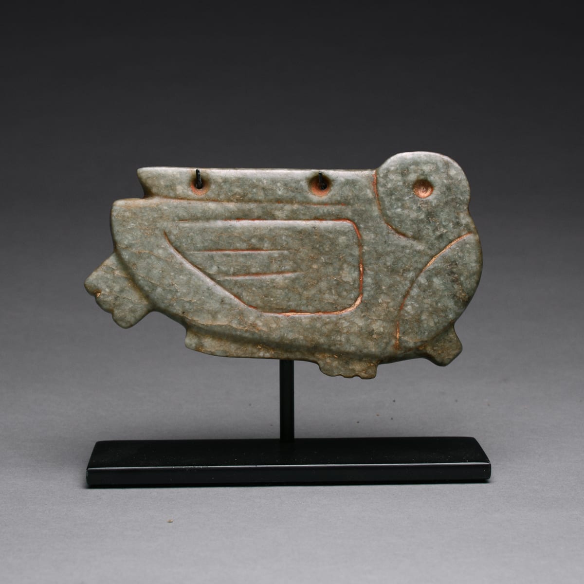 Olmec Jade Avian Pectoral, 1200 BCE - 900 BCE