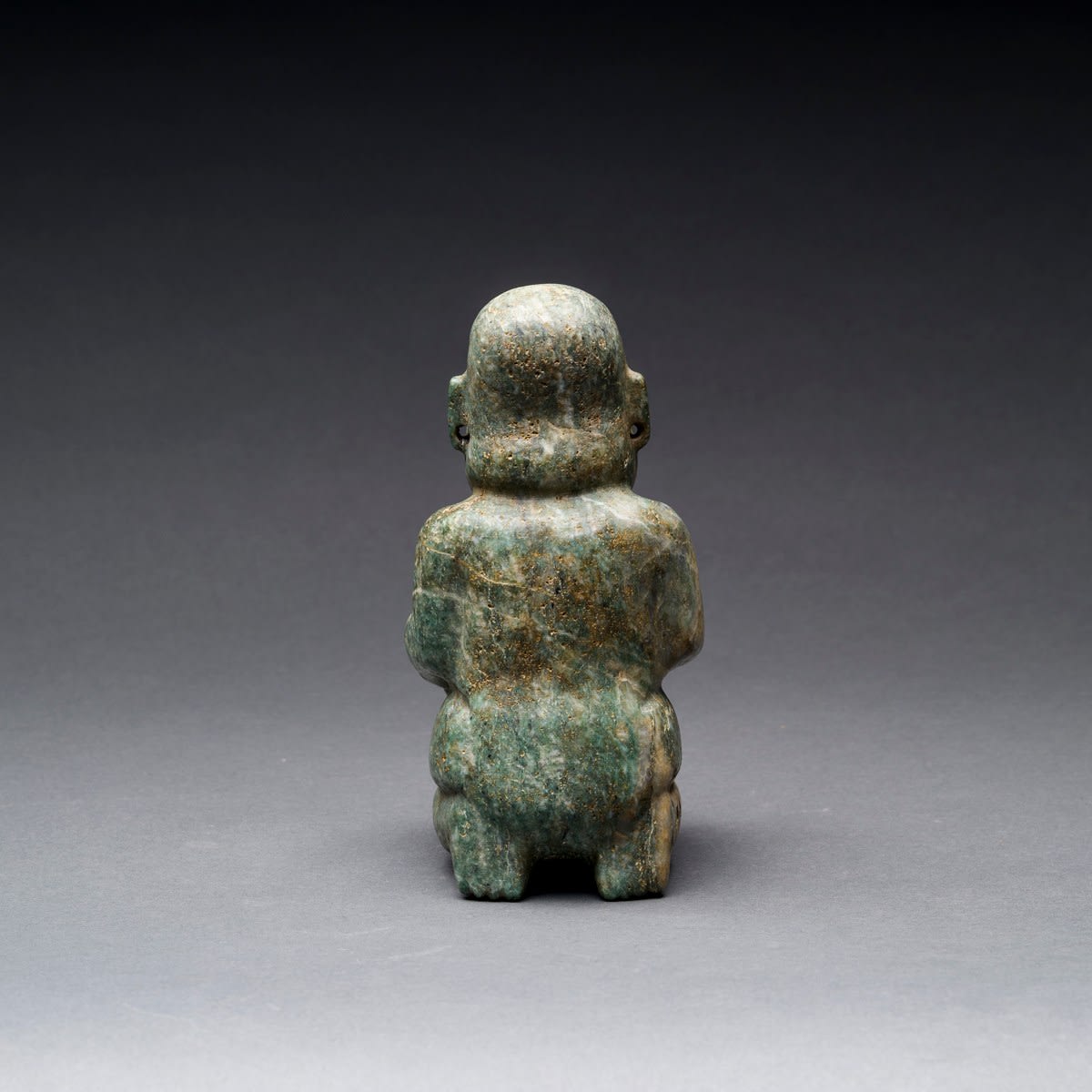 Olmec Greenstone Mother & Child, 900 BCE - 500 BCE