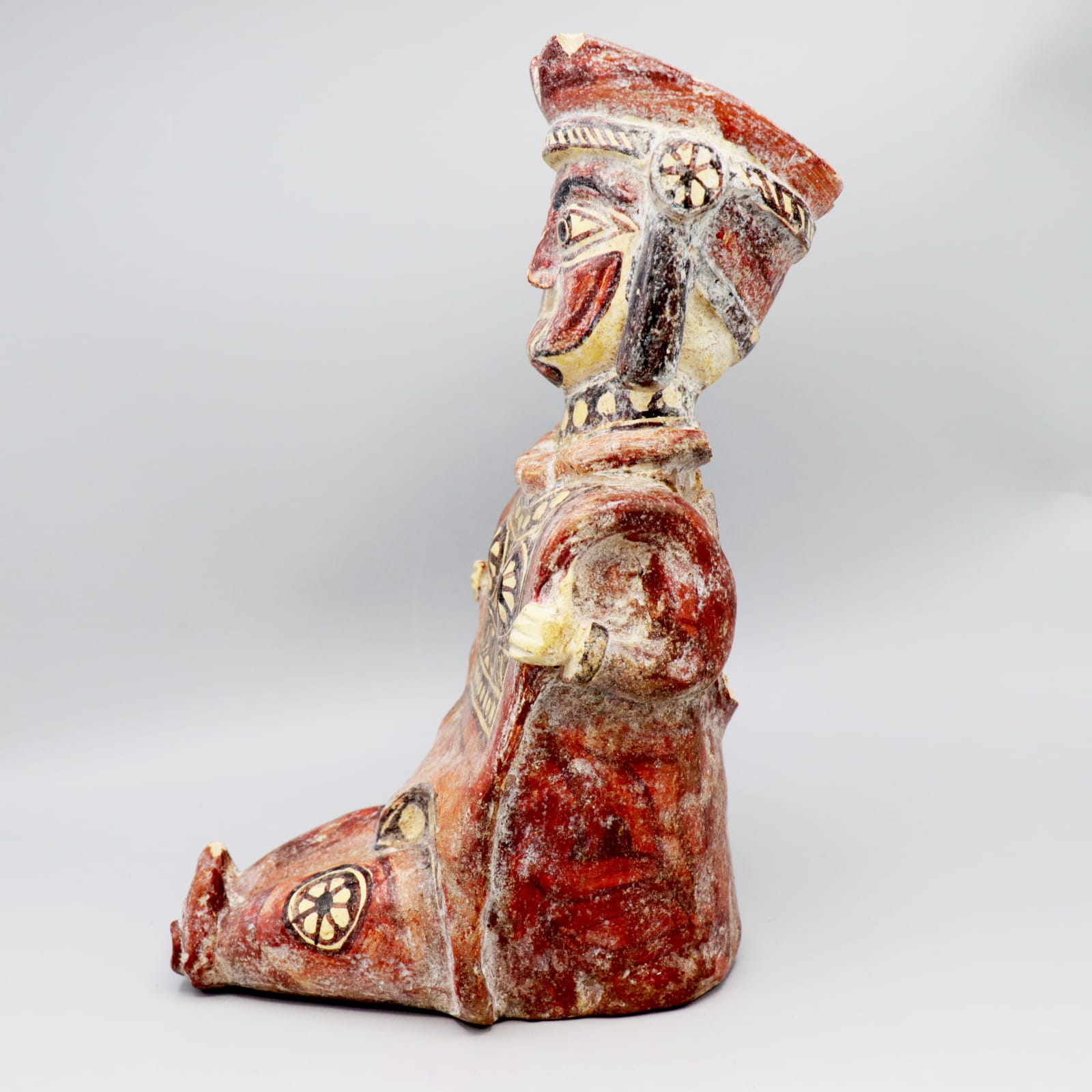 Kushan Figure of a Seated Woman, AD 200 - AD 400