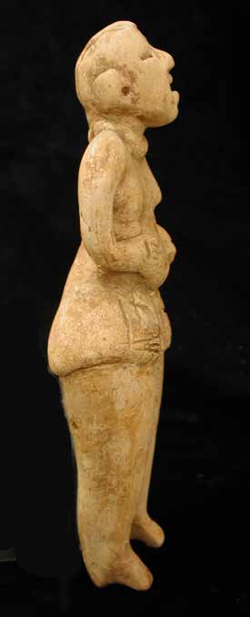Mayan Sculpture Of A Standing Woman, 300 CE - 600 CE