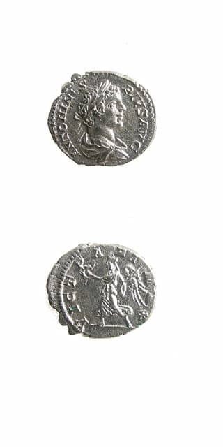Silver Denarius of Emperor Caracalla, 200 CE - 210 CE