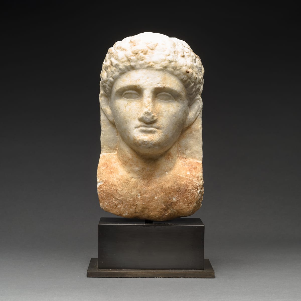 Roman Marble Head of Augustus, 100 CE - 200 CE