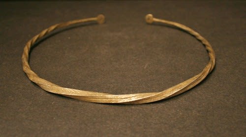 Bactrian Silver Torque, 330 BCE - 100 BCE