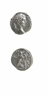 Silver Denarius of Emperor Septimius Severus, 193 CE - 198 CE