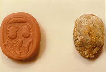 New Kingdom Steatite Scarab, 1650 BCE - 1085 BCE