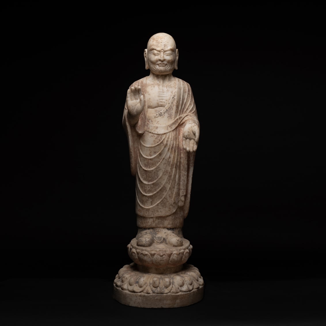 Tang Marble Kasyapa, 618 CE - 907 CE