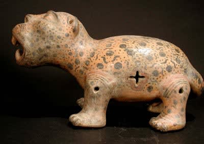 Terracotta Sculpture of a Jaguar, 500 CE - 1000 CE