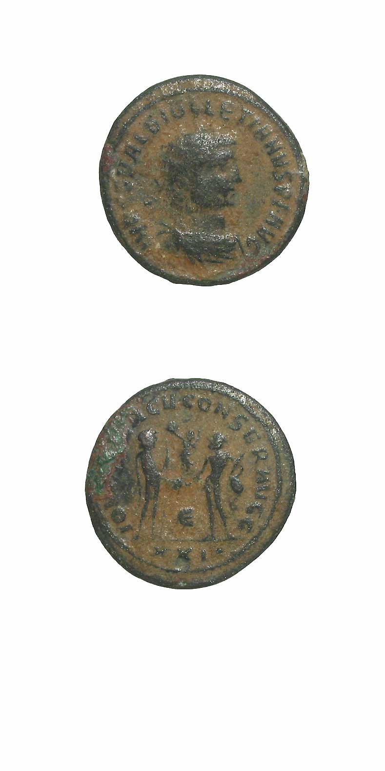 Bronze Antoninianus of Emperor Diocletian, 284 CE - 293 CE
