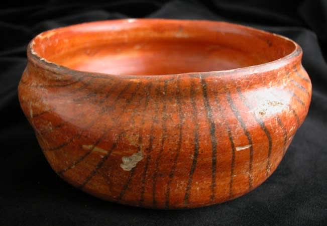 Nayarit Painted Terracotta Bowl, 300 BCE - 300 CE