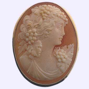 Shell Cameo Brooch, 20th Century CE