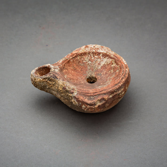Roman Period Discus Lamp, 100 CE - 300 CE