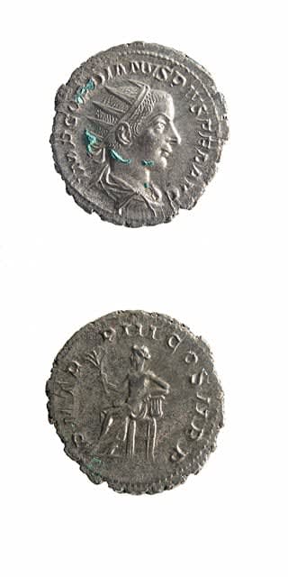 Silver Antoninianus of Emperor Gordian III, 240 CE - 244 CE