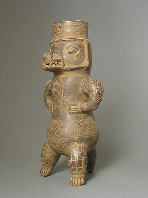 Guanacaste-Nicoya Vessel in the Form of a Saurian Deity, 1000 CE - 1350 CE