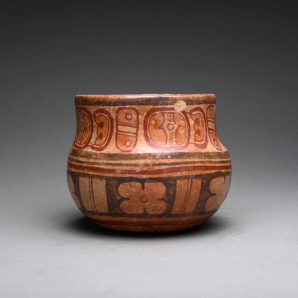 Mayan Polychrome Bowl, 500 CE - 900 CE