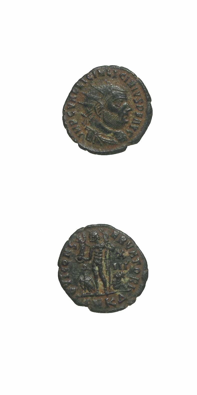 Bronze Coin of Emperor Licinius, 308 CE - 324 CE