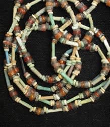 Carnelian, Quartz, and Faience Necklace, 3300 BCE - 1300 BCE