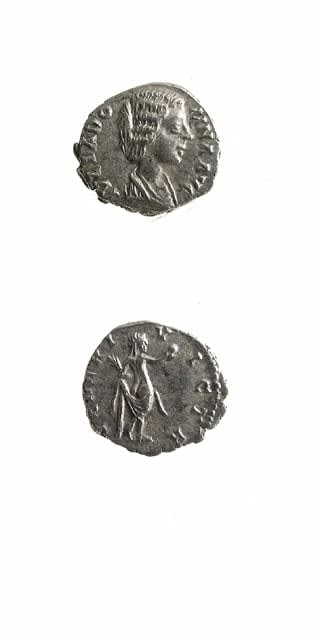 Silver Denarius of Empress Julia Domna, 193 CE - 197 CE