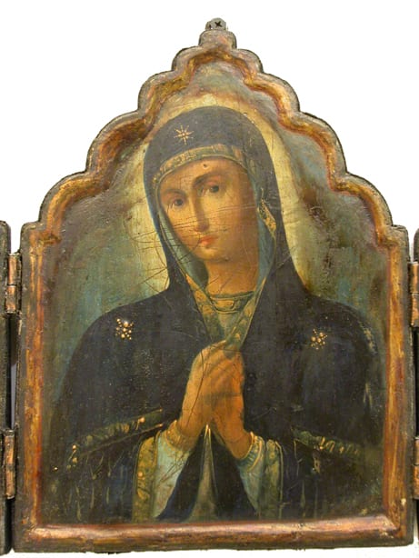 Triptych Featuring the Virgin, 19th Century CE