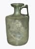 Roman Barrel-Shaped Glass Flask, 100 CE - 300 CE