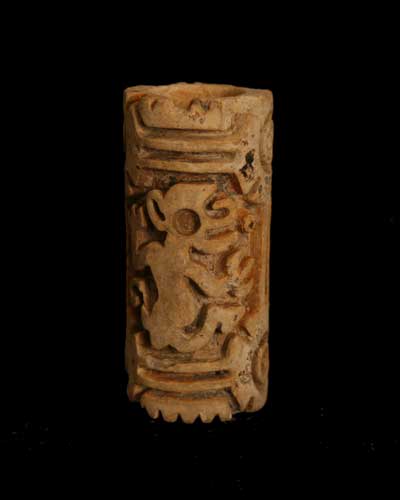 Terracotta Roller Seal, 300 BCE - 300 CE
