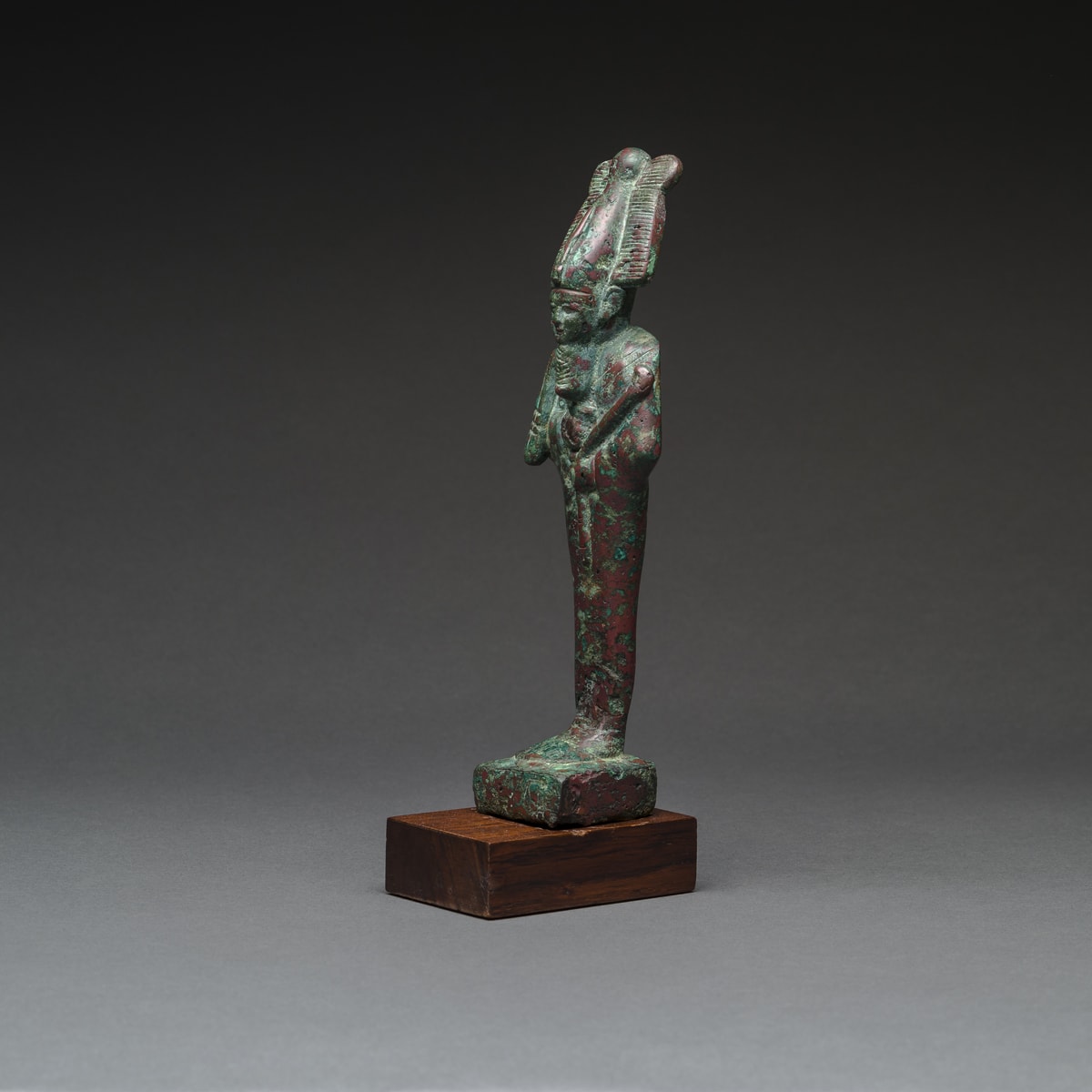 26th Dynasty Bronze Sculpture of Osiris, 664 BCE - 525 BCE