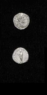 Silver Denarius of Emperor Commodus, 187 CE - 192 CE