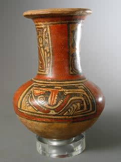 Polychrome Terracotta Jar, 500 CE - 1000 CE