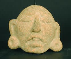 Mayan Terracotta Mask, 500 CE - 900 CE