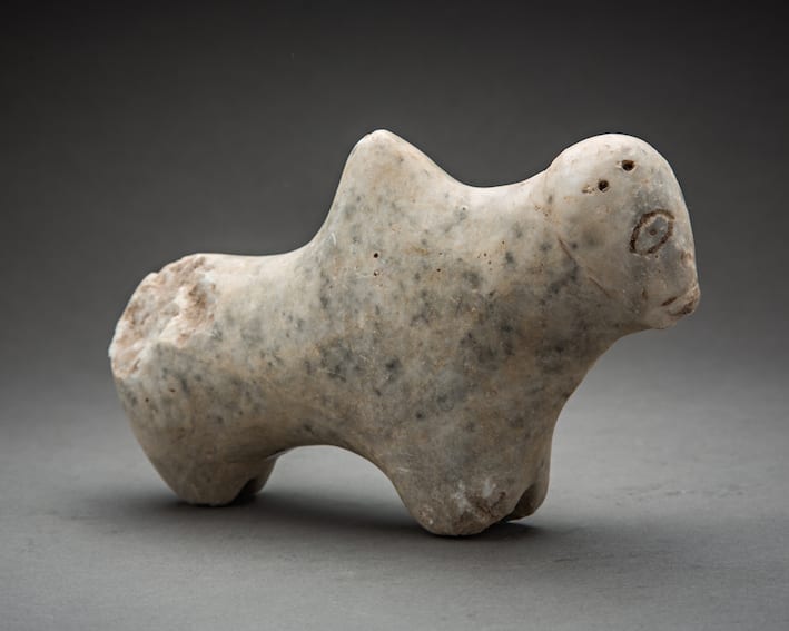 Alabaster Zoomorphic Sculpture, 3000 BCE - 2000 BCE