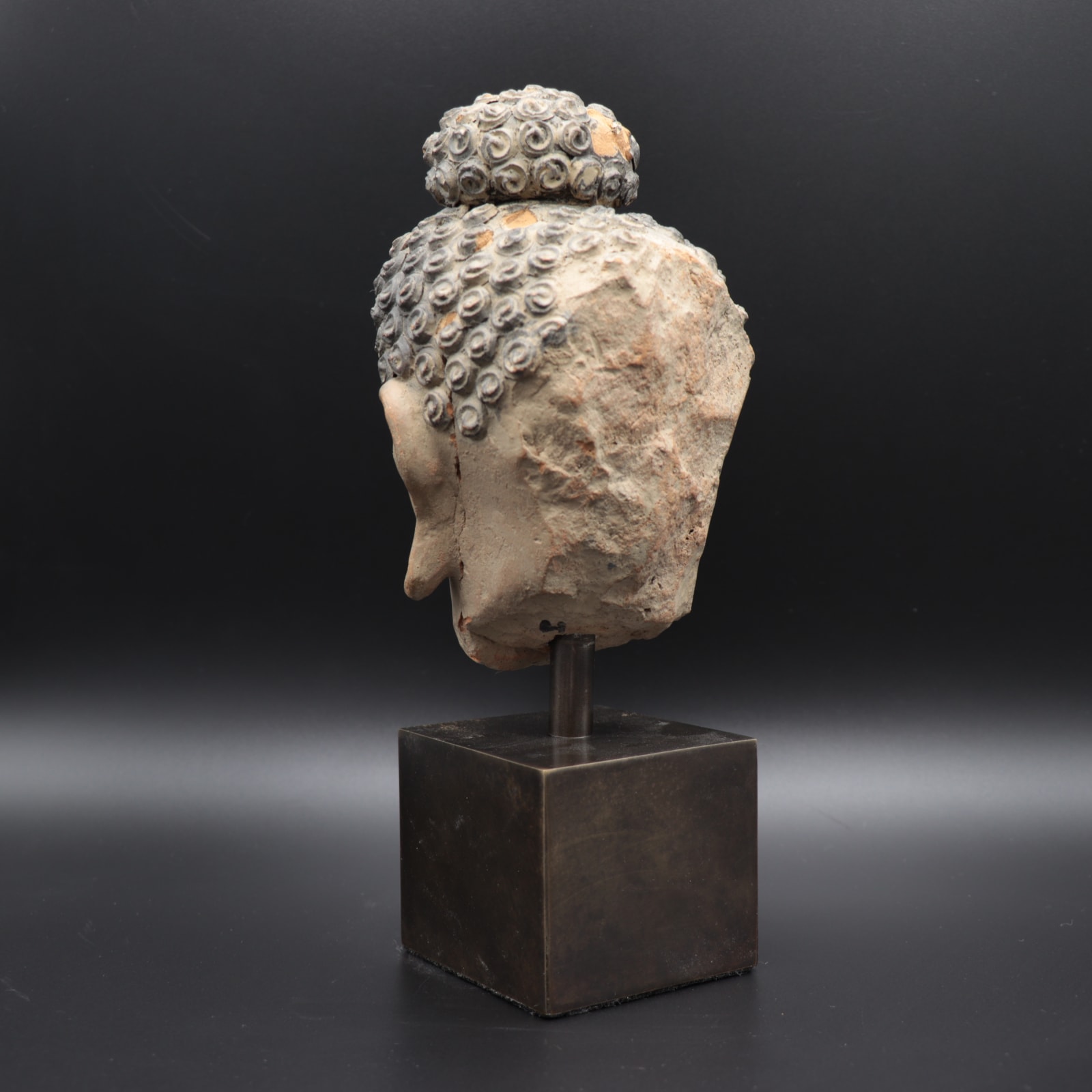 Gandharan Stucco Head of the Buddha, 100 to 300 CE