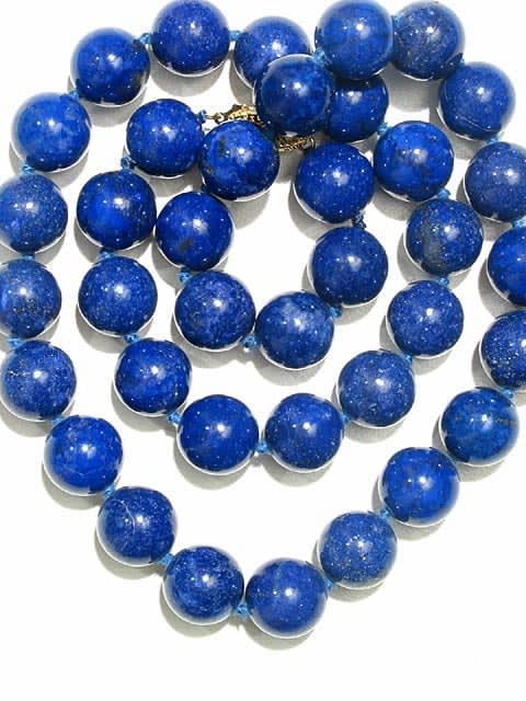 Lapis Lazuli Bead Necklace