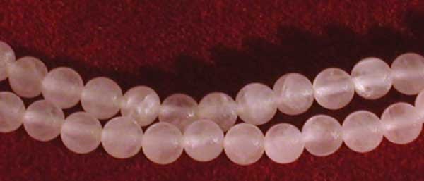 Rose Quartz Bead Necklace