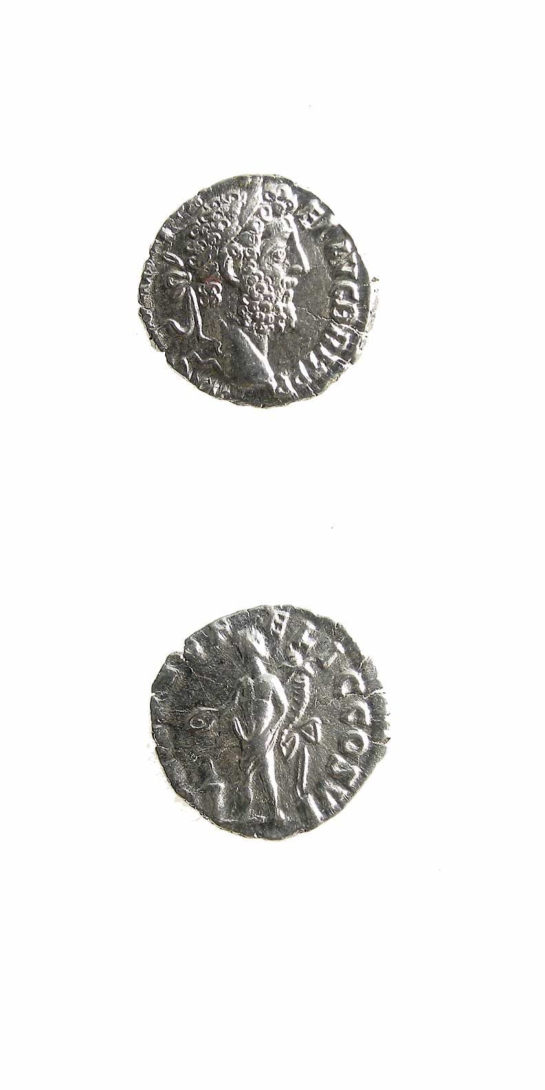 Silver Denarius of Emperor Commodus, 190 CE