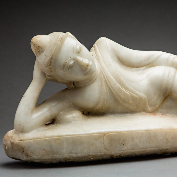 Mandalay Marble Parinirvana Buddha, 19th Century CE