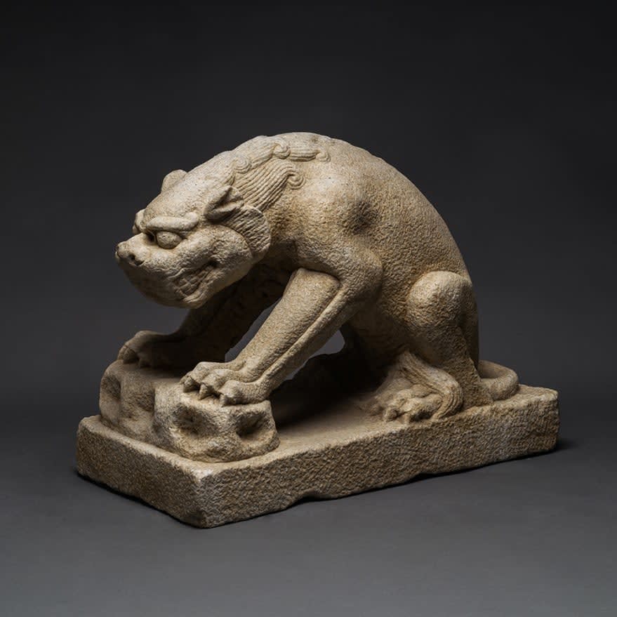 Pair of Song Dynasty Figure of Chimeras, 960 CE - 1279 CE