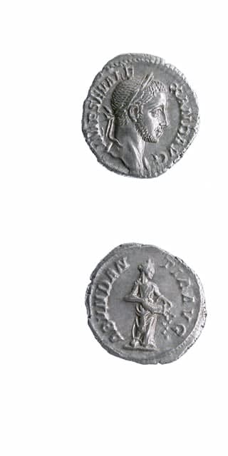 Silver Denarius of Emperor Severus Alexander, 228 CE - 231 CE