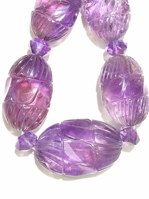 Amethyst Bead Necklace