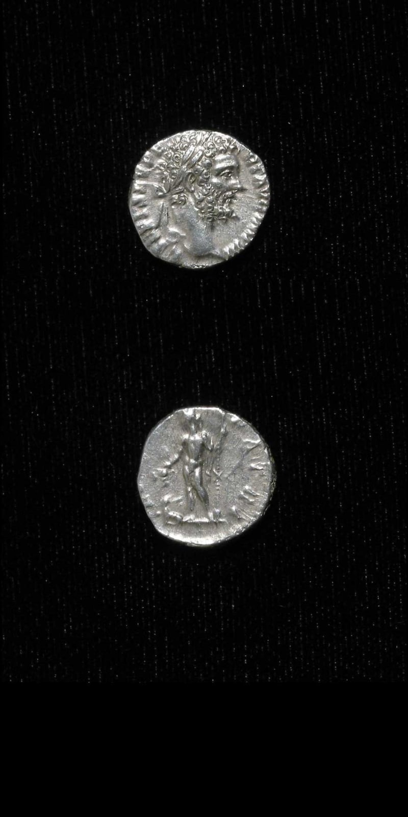 Silver Denarius of Emperor Septimius Severus, 193 CE - 198 CE