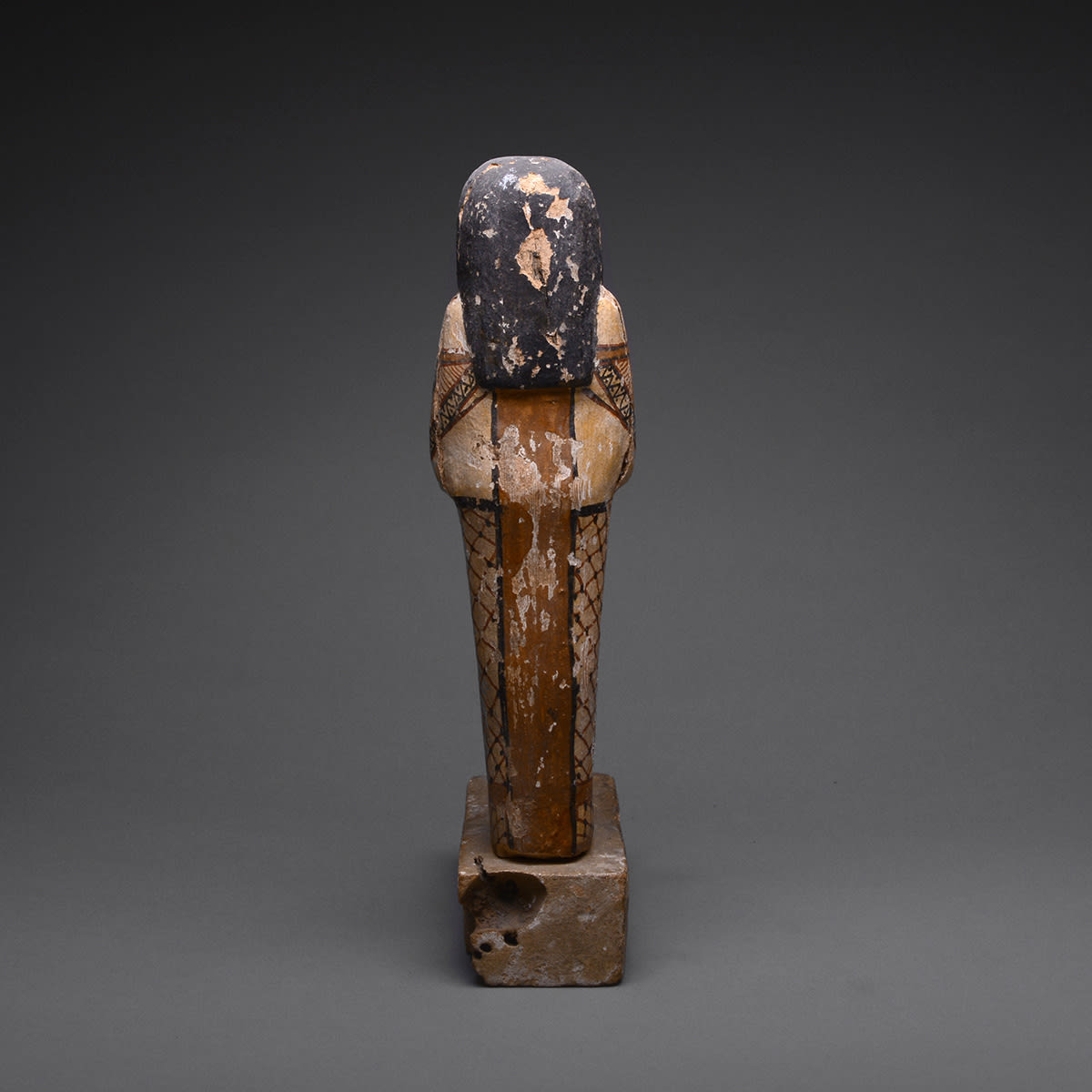 Wood Polychrome Sculpture Ptah-Sokar-Osiris, 750 BCE - 330 BCE