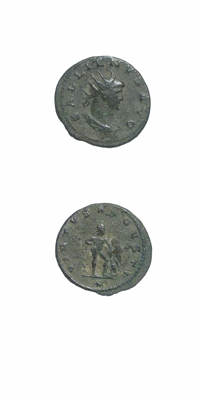 Bronze Antoninianus of Emperor Gallienus, 253 CE - 268 CE
