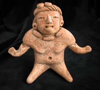 Mayan Figure with Articulated Arms, 300 CE - 900 CE