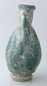 Parthian Faience Two-Handled Vessel, 100 BCE - 3 CE
