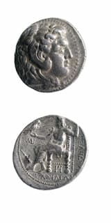 Macedonian Silver Tetradrachm of Alexander the Great, 336 BCE - 323 CE