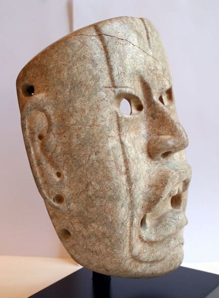 Olmec Jadite Mask, 1200 BCE - 500 BCE
