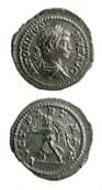 Silver Denarius of Emperor Caracalla, 200 CE - 210 CE