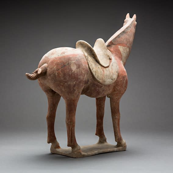 Tang Dynasty Funerary Figure of a Horse, AD 618 - AD 906