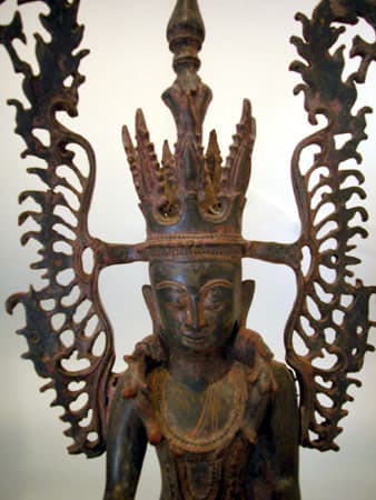 Shan Bronze Sculpture of Buddha as the Subduer of Jambhupati, 18th Century CE