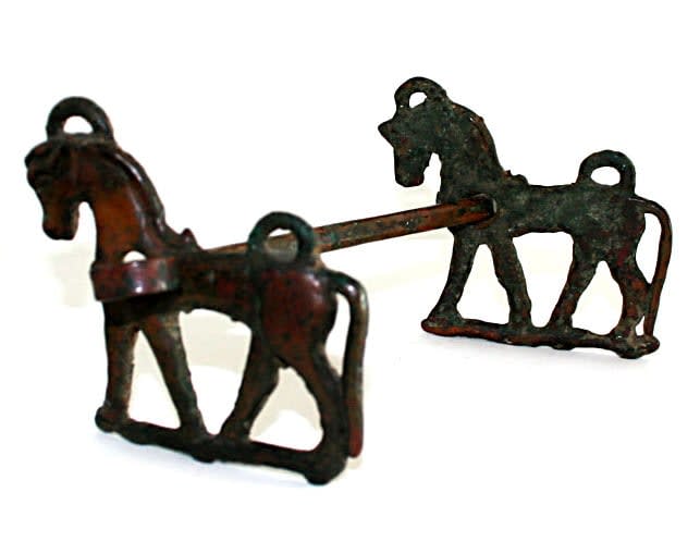 Luristan Bronze Horse Bit, 800 BCE - 600 BCE