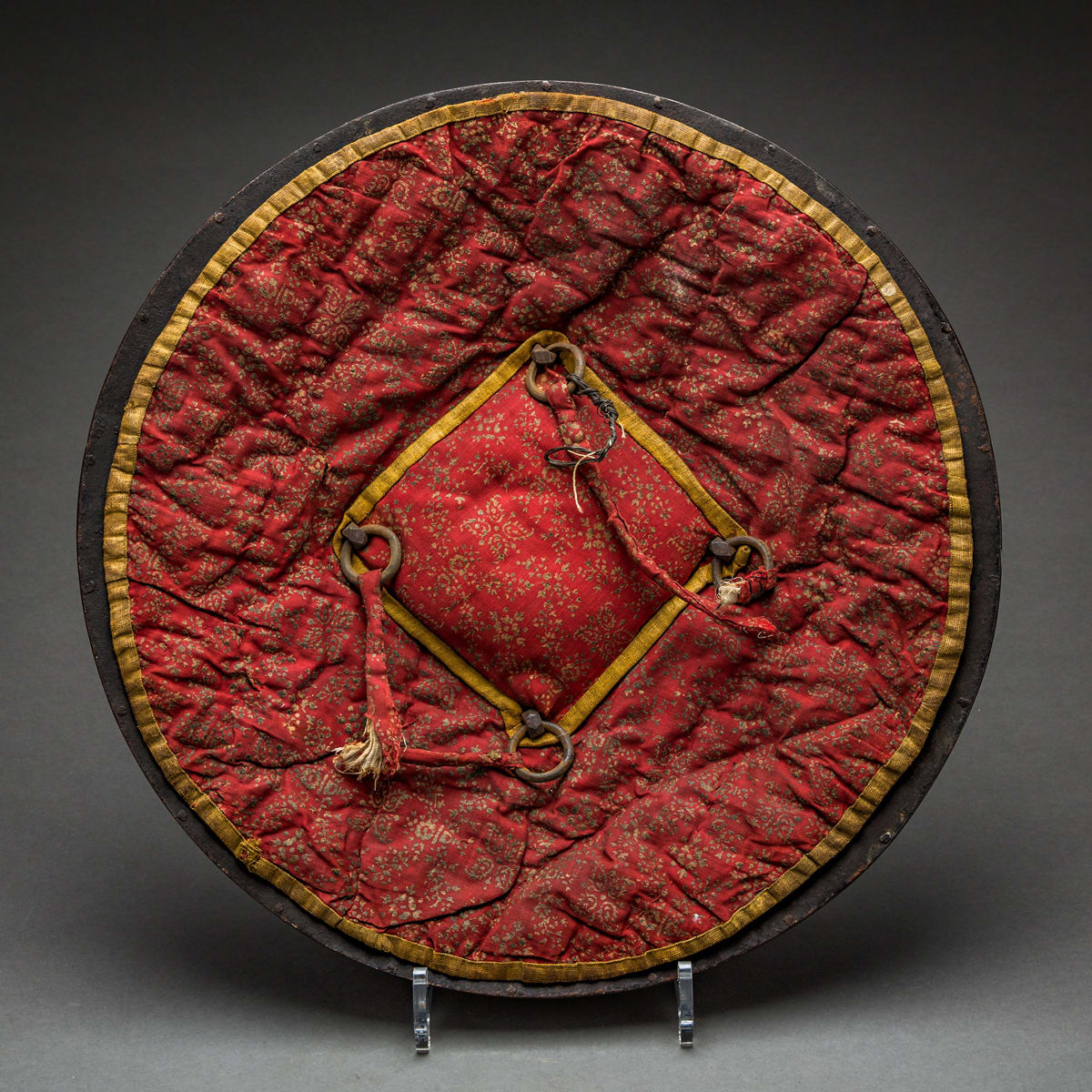 Ottoman period shield with engravings and four bosses