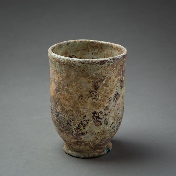 Roman Glass Beaker, 100 CE - 300 CE